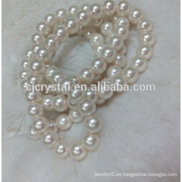 La más nueva joyería redonda de la perla de cristal en bulto